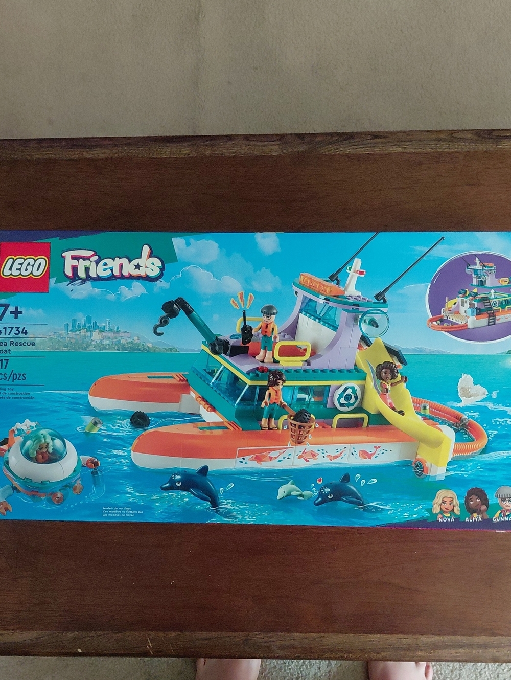 LEGO Friends Orange, White & Yellow Dolphin Sea Rescue Brand NEW